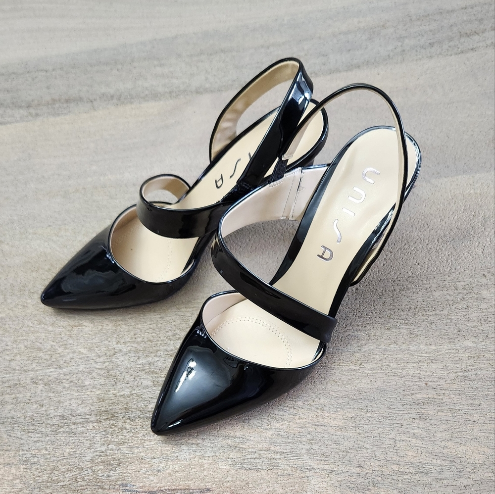Women's Black  Pointed Heels